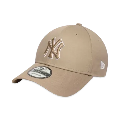 NEW WRA 9Forty League Basic Cap "NY Beige/Beige White"
