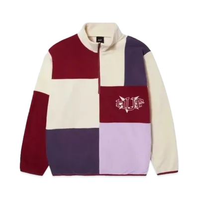 HUF Spring 24 Remix Quarter Zip Fleece "Lavender"