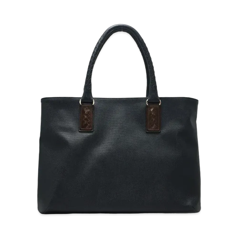 Bottega Veneta Marco Polo PVC Tote Bag "Black"