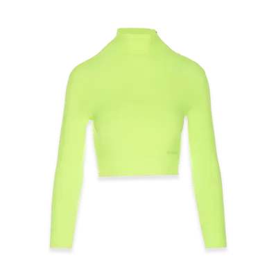BALENCIAGA Women's Long Sleeve Top "Fluo Yellow"
