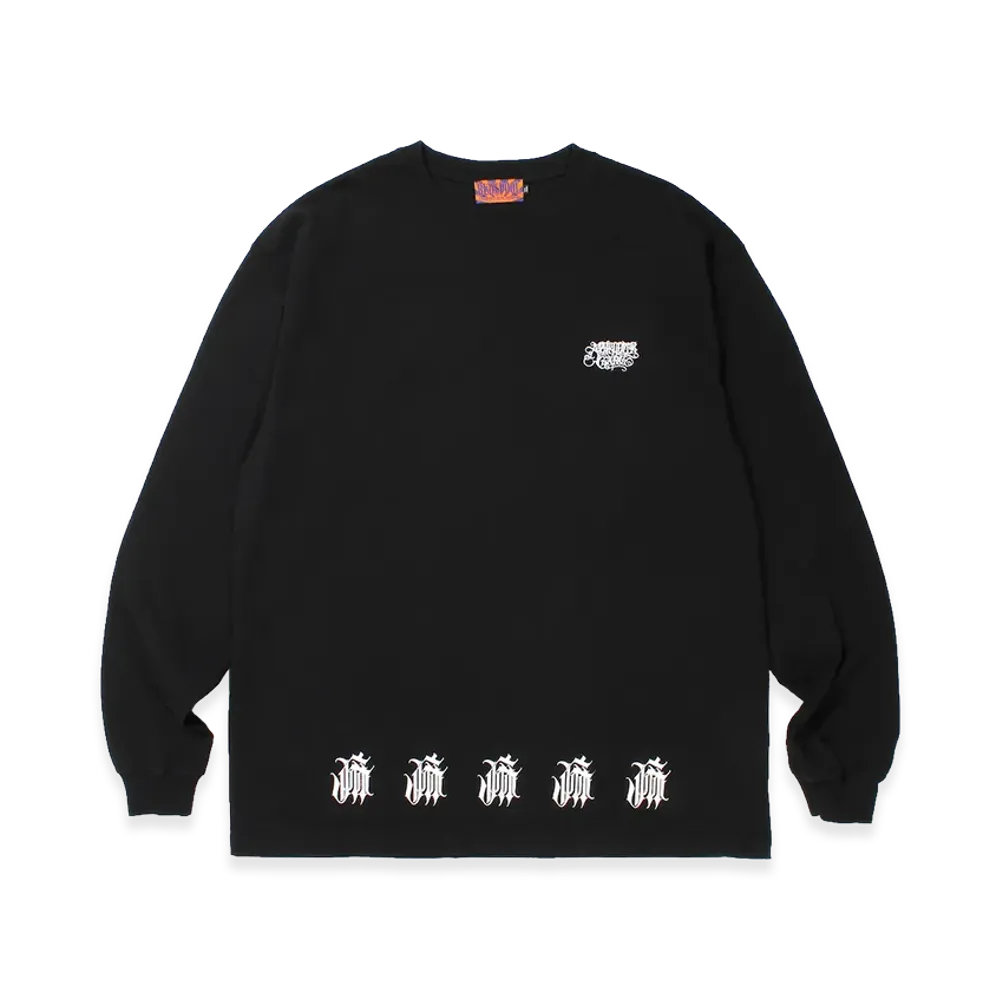 APHRODITEGANG Linen Logo Coach Jacket "Black"