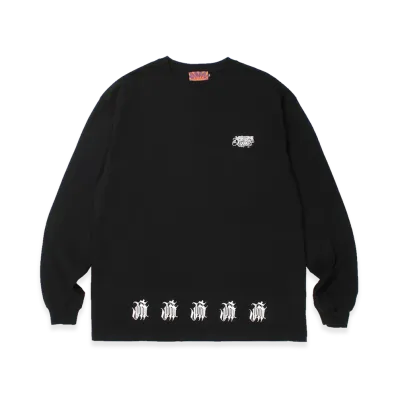 APHRODITEGANG Linen Logo Coach Jacket "Black"