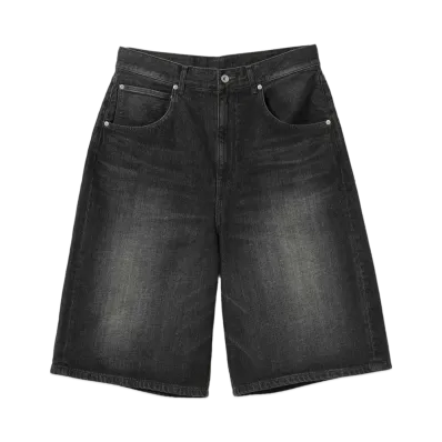 BEAMS x FUTURE ARCHIVE Buggy Denim Shorts "Black"