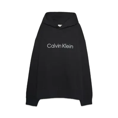 Calvin Klein Jeans LS STANDARD LOGO TERRY PO HOOD "BLACK BEAUTY"