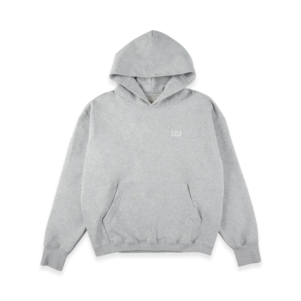 WIND AND SEA Cozy Hooded Sweatshirt "Heather Gray"