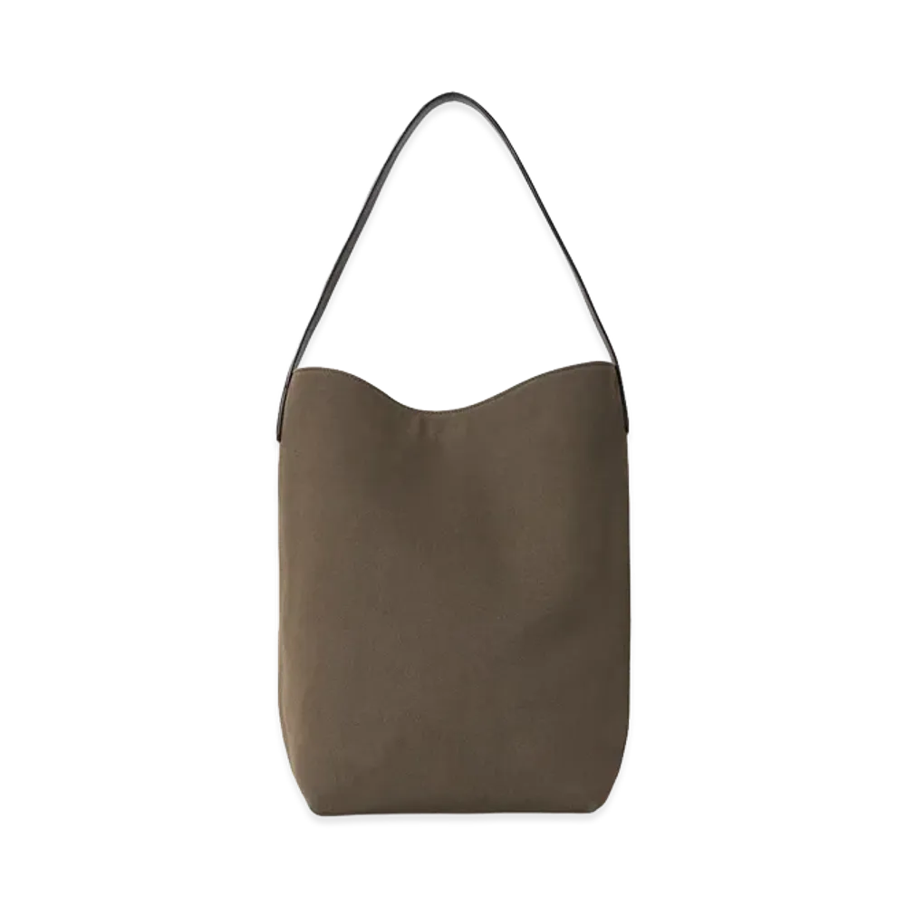The Row Women's Large N/S Park Cotton Tote Bag "Taupe"