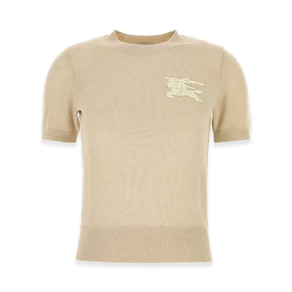 Burberry Women's Wool Blend Sweater "Beige/Sand"