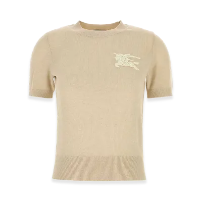 Burberry Women's Wool Blend Sweater "Beige/Sand"