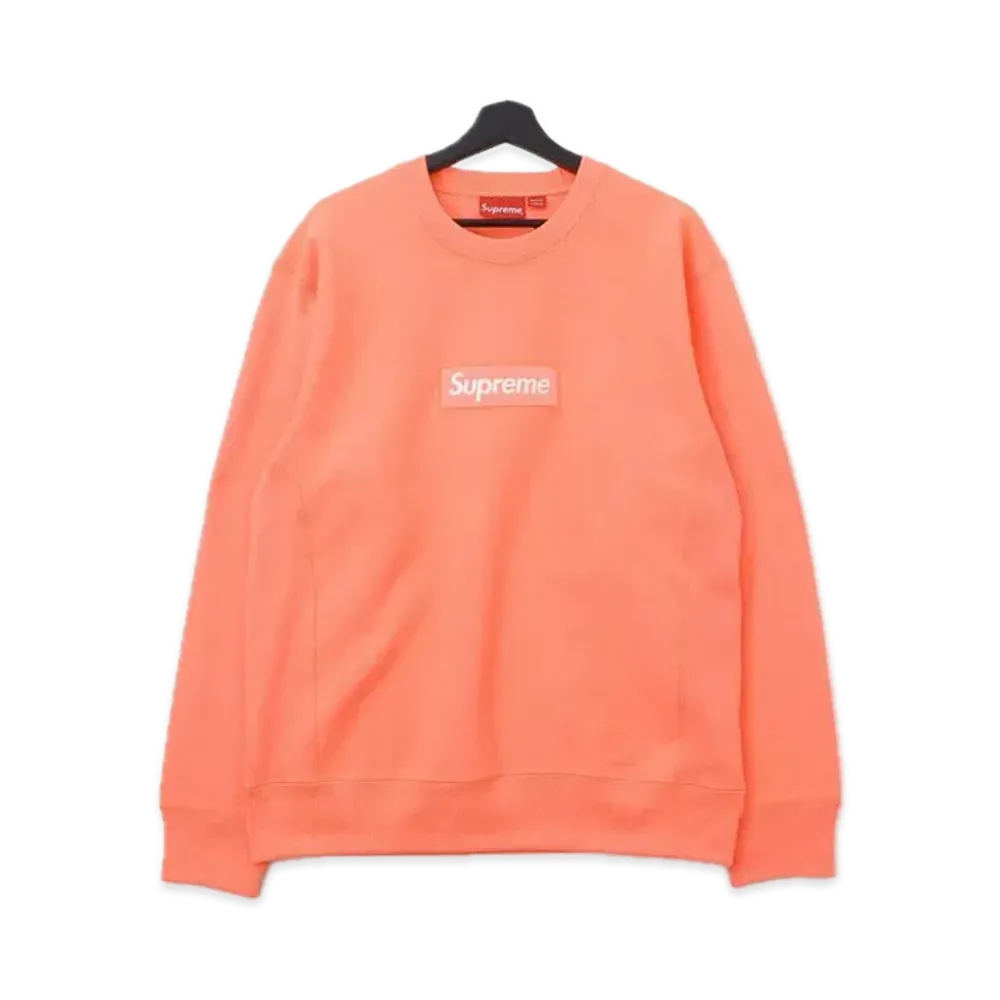 Supreme Box Logo Crewneck Sweatshirt "Orange" (18FW)