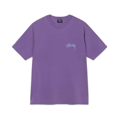 Stussy Big League Pigment Dyed Tee "Purple"