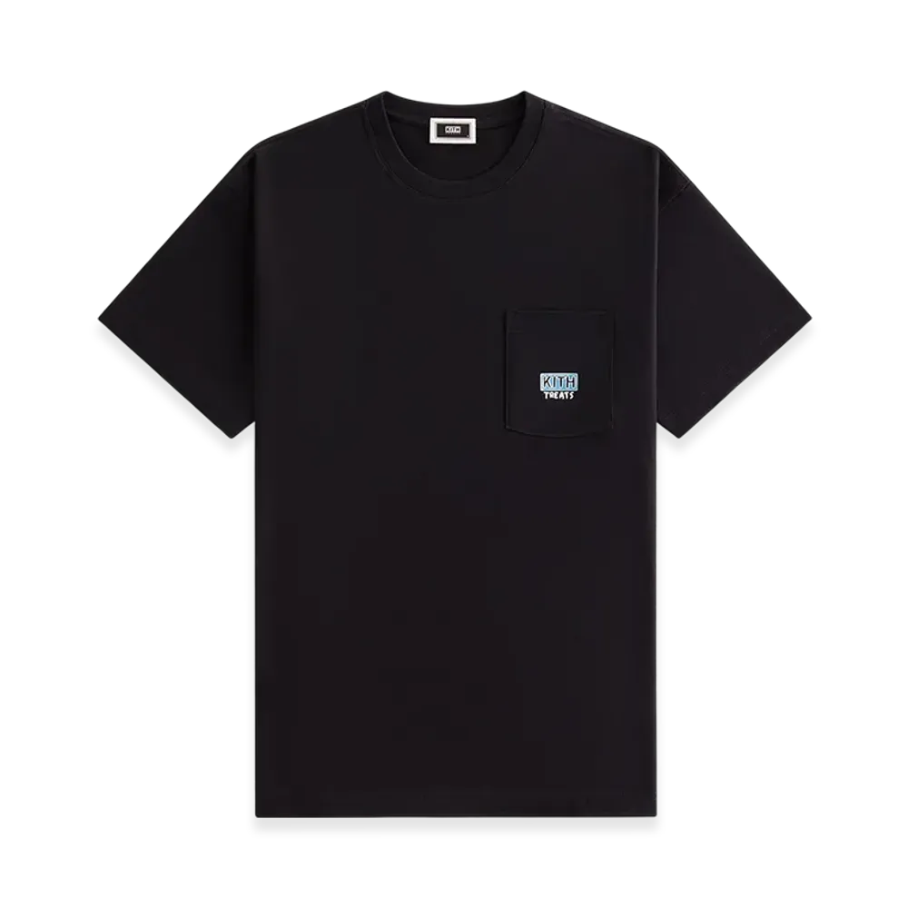 Kith Treats Swirling Live Tour Vintage Pocket Tee "Black"