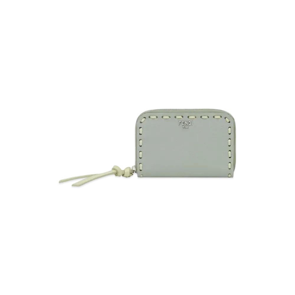 FENDI Women's Zip Around Peekaboo Mini "Green"