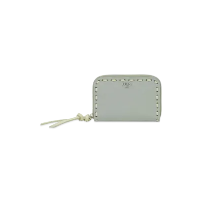 FENDI Women's Zip Around Peekaboo Mini "Green"