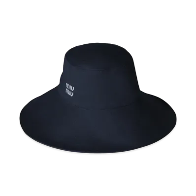 MIUMIU Denim Hat "Navy/Red"
