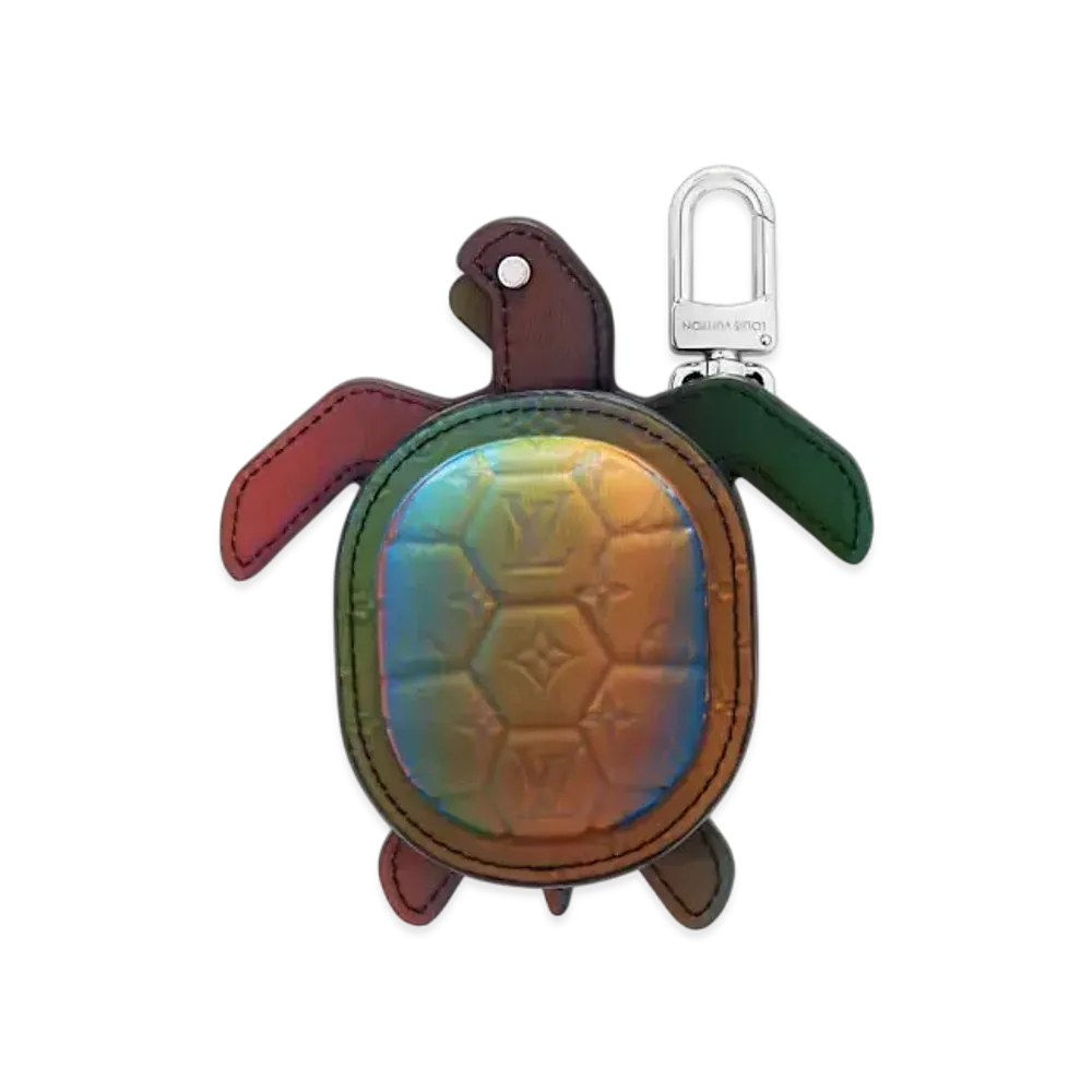 Louis Vuitton LV Turtle Pouch Bag Charm Monogram Pattern "Multicolore"
