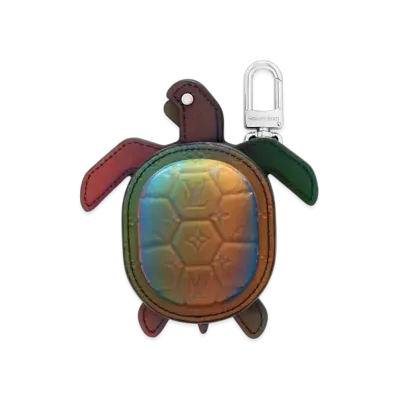Louis Vuitton LV Turtle Pouch Bag Charm Monogram Pattern "Multicolore"