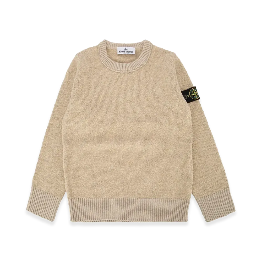 Stone Island Kids Crew Neck "Sandmelange"