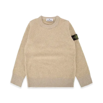 Stone Island Kids Crew Neck "Sandmelange"