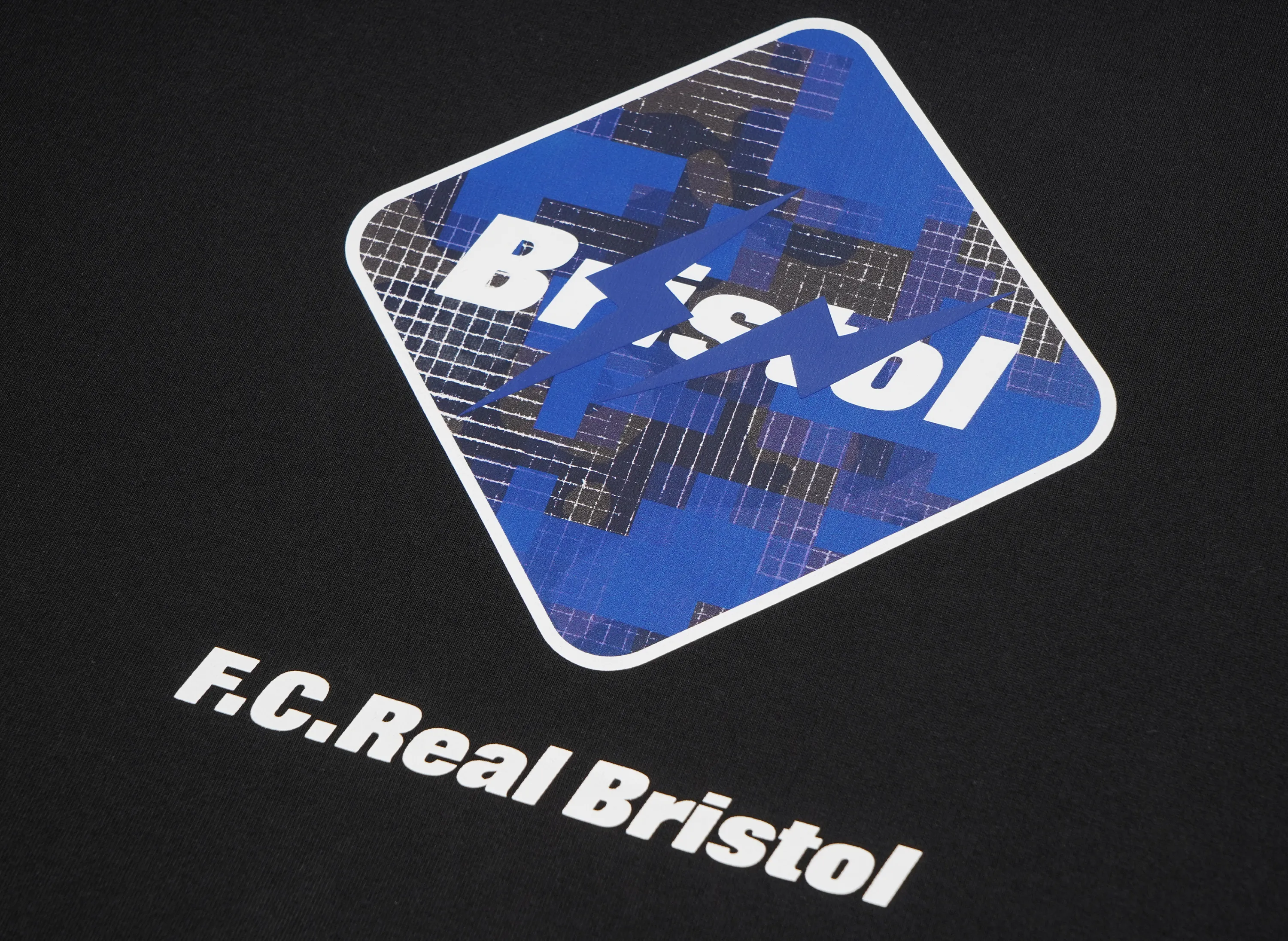 F.C.Real Bristol x FRAGMENT Camouflage Emblem Tee 