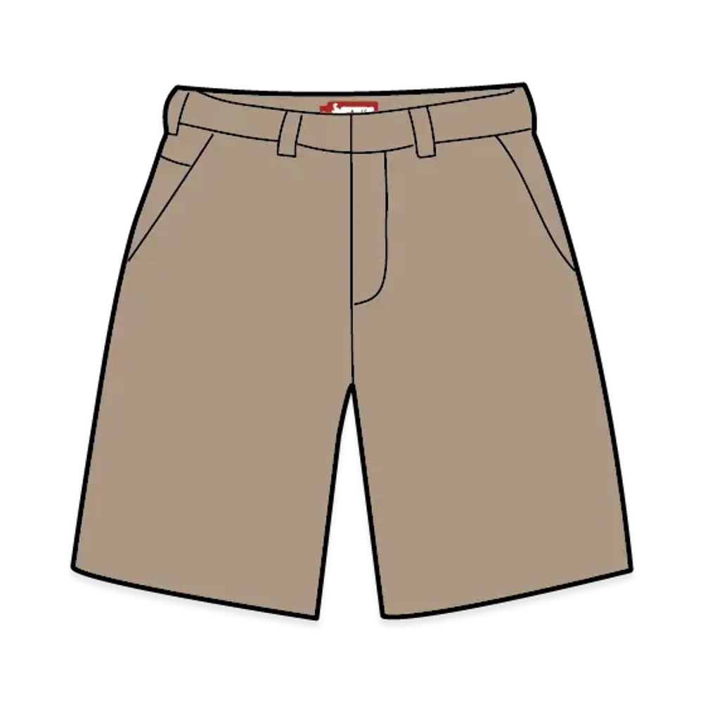 Supreme Work Short "Tan" (25SS)