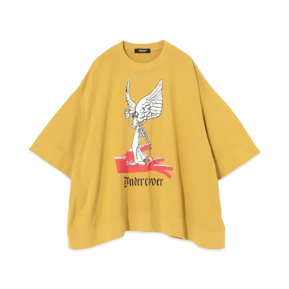 UNDERCOVER Cotton Sweatshirt Wide T-Shirt "Mustard"