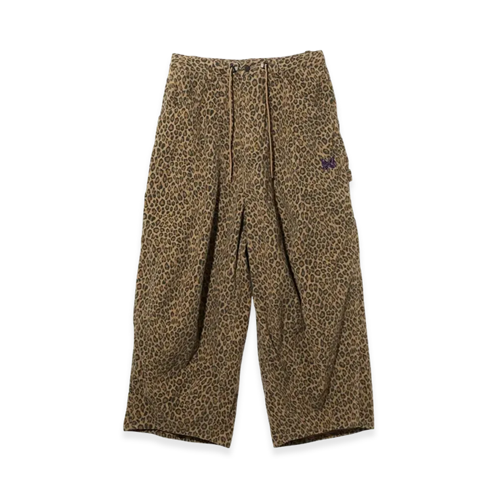 NEEDLES H.D. Painter Pant Brushed Satin "Leopard"