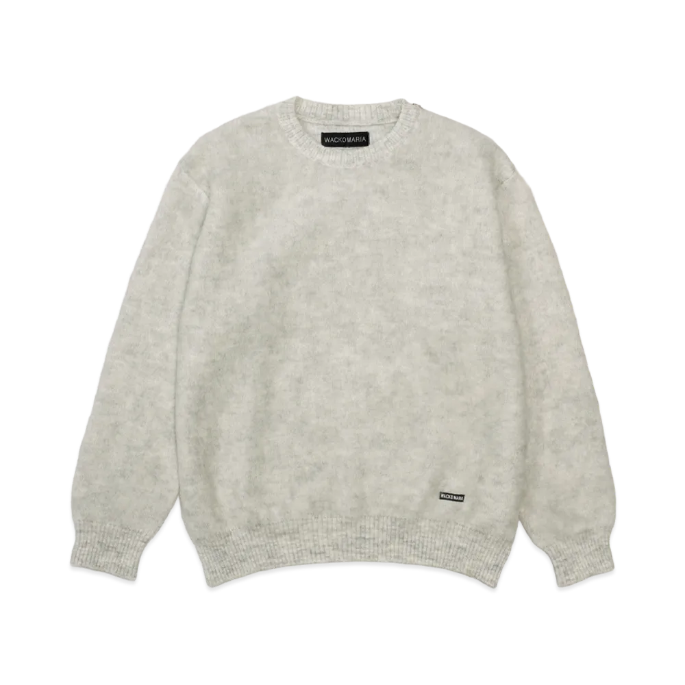 WACKO MARIA Heavy Mohair Knit Sweater "White"