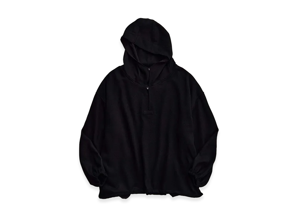 NICENESS Lanegan Cashmere Tweed Snow Parka "Black"