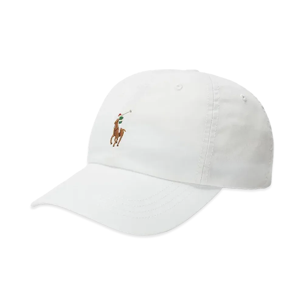 Polo Ralph Lauren Classic Sports Color Pony Cap "White"