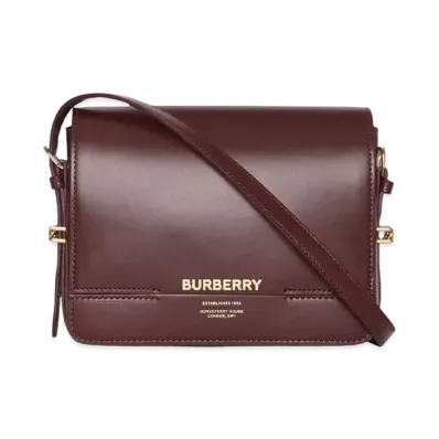 Burberry Small Leather Grace Bag "Oxblood"