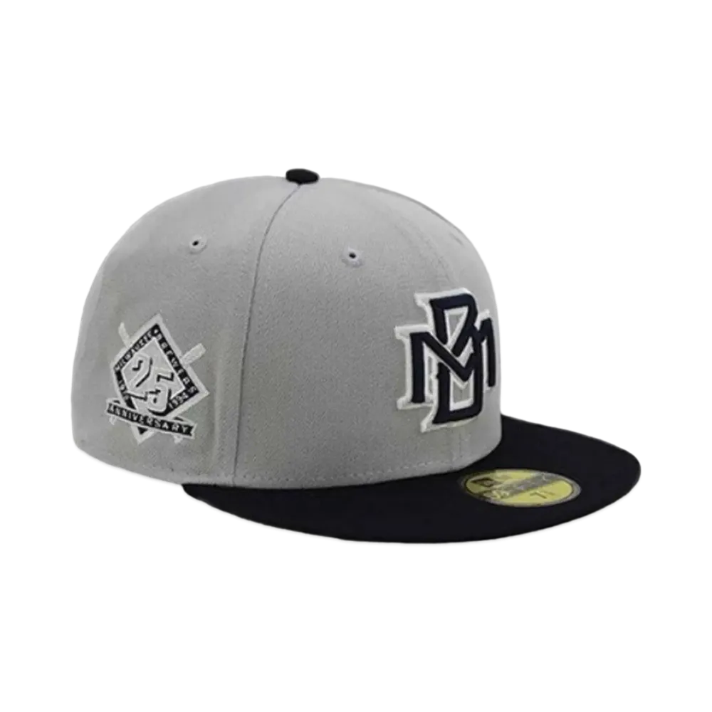 NEW ERA x THE CAP Hoyas of GOAT 59Fifty Milwaukee Brewers "Gray/Midnight Navy"