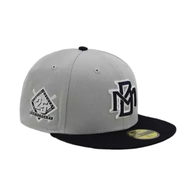 NEW ERA x THE CAP Hoyas of GOAT 59Fifty Milwaukee Brewers "Gray/Midnight Navy"