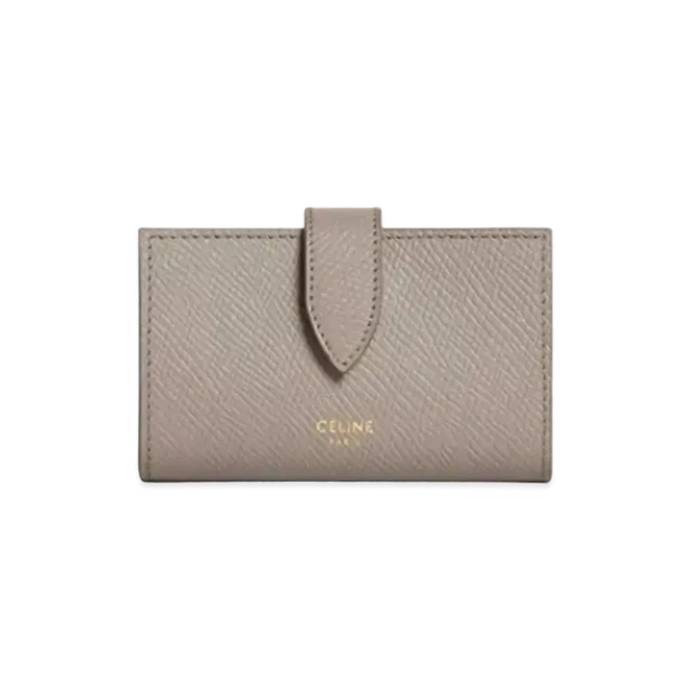 CELINE Key Case In Grained Calfskin "Pebble"
