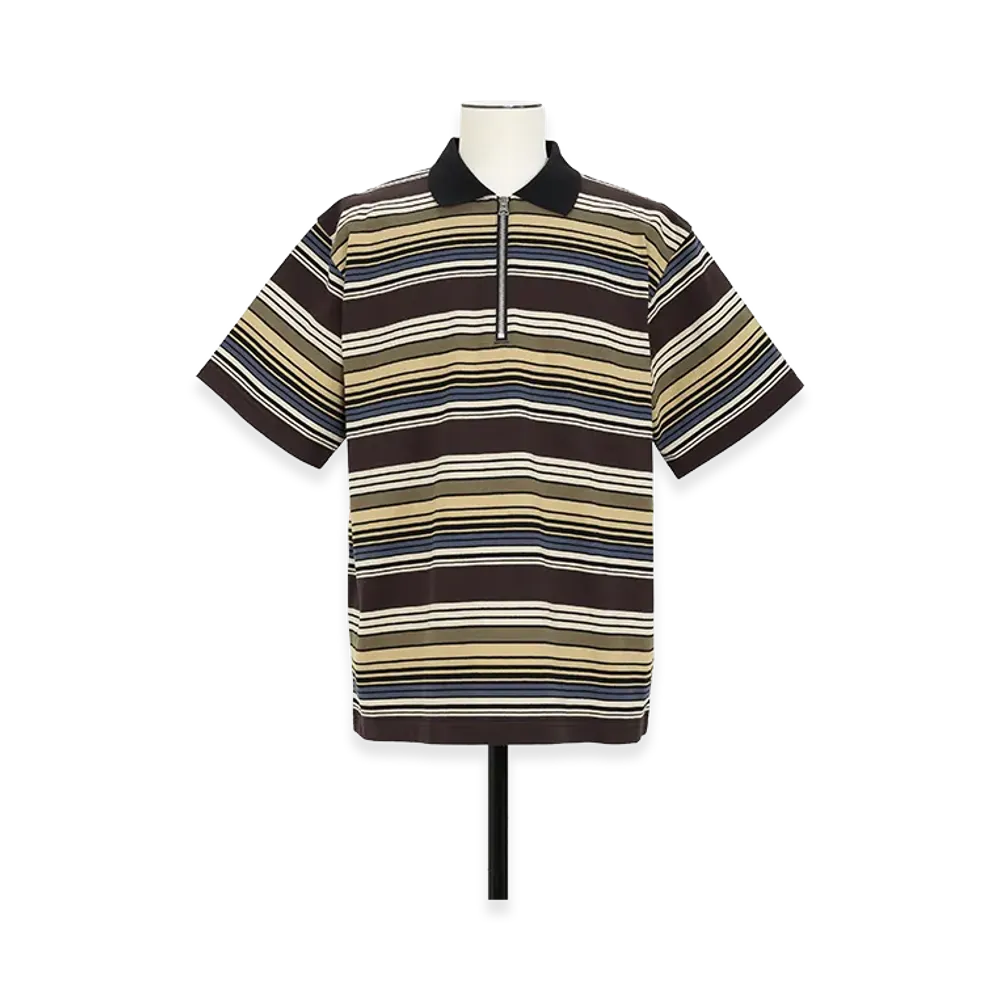 sacai Horizontal Stripe T-Shirt "Brown/Beige"