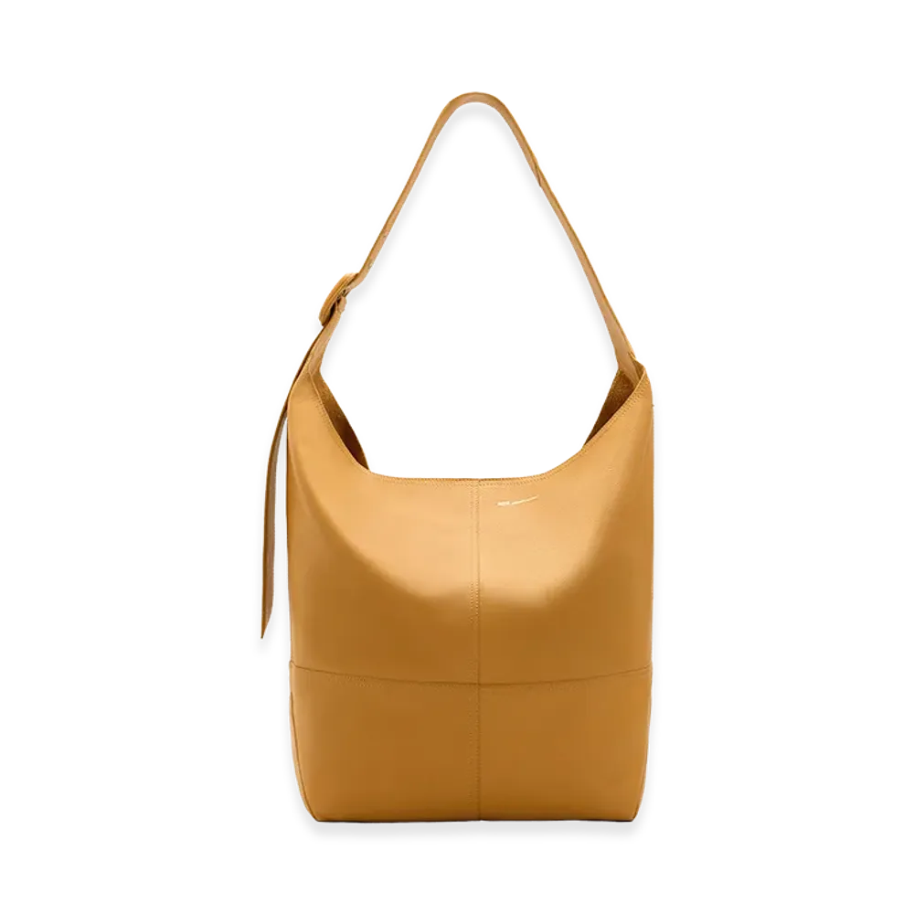 AMI PARIS Taurillon Leather Etienne Crossbody Bag "Yellow"