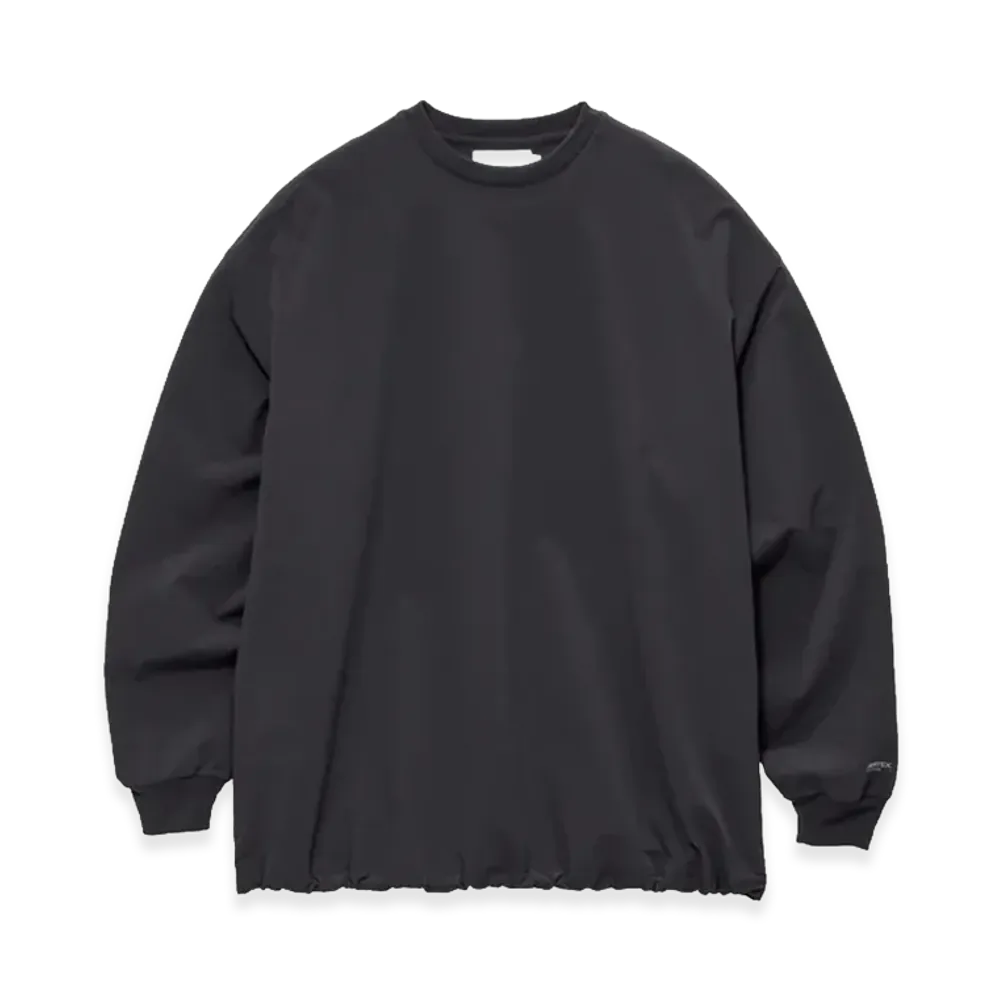 Graphpaper Pertex Equilibrium L/S Crew Neck Pullover "Black"