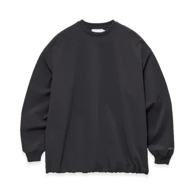 Graphpaper Pertex Equilibrium L/S Crew Neck Pullover "Black"