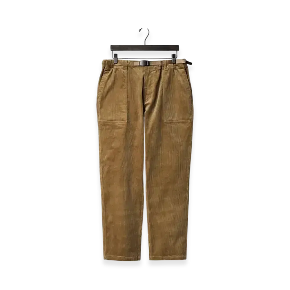 GRAMICCI Corduroy Loose Tapered Ridge Pants "Mocha Beige"