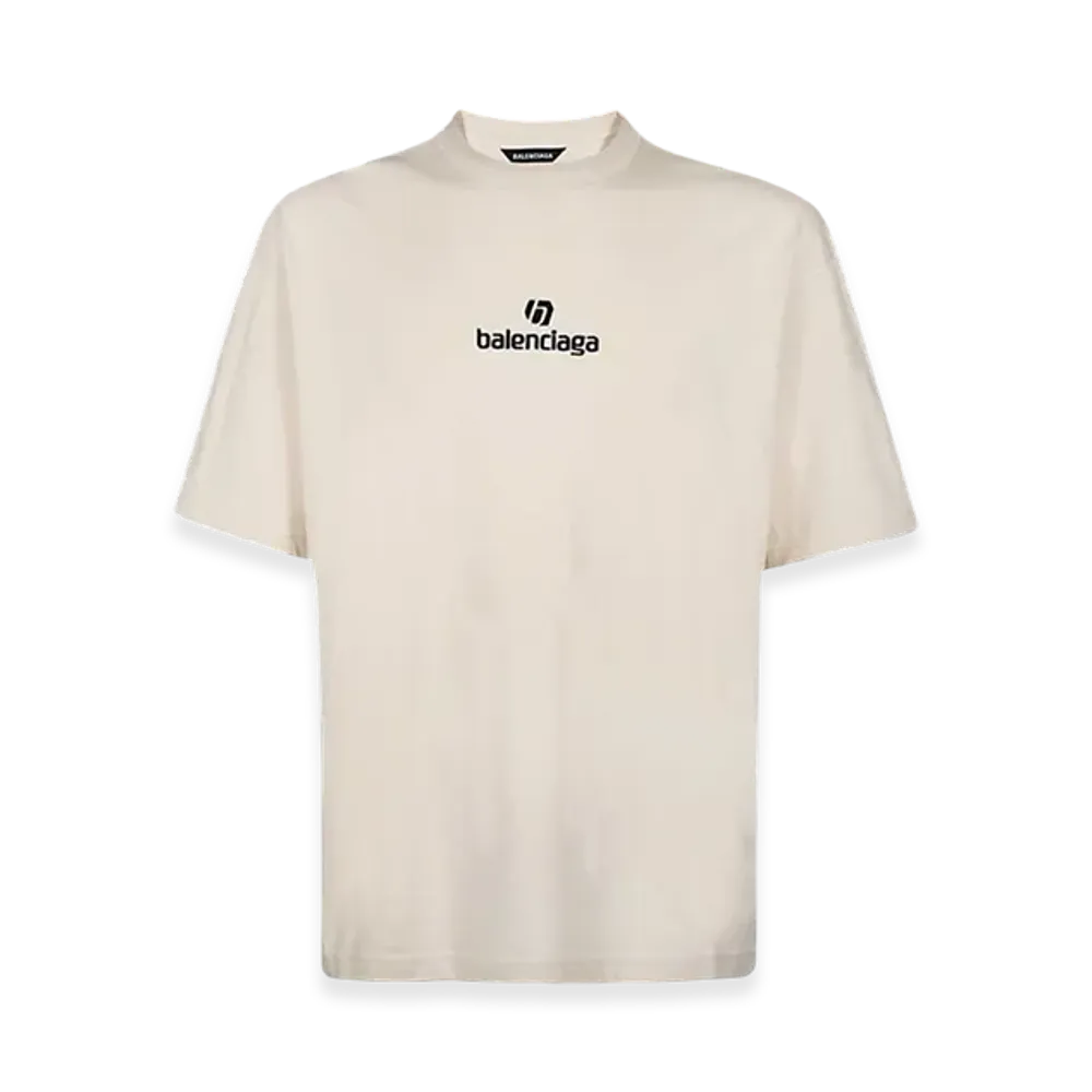 BALENCIAGA Sponsor Logo T-Shirt "Off White"