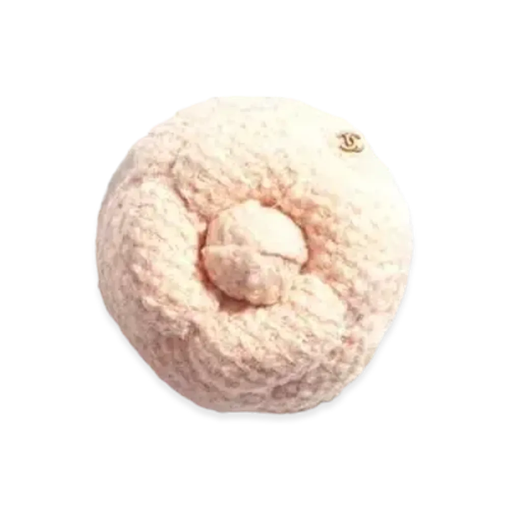 CHANEL Camellia Wool Tweed "Pink"