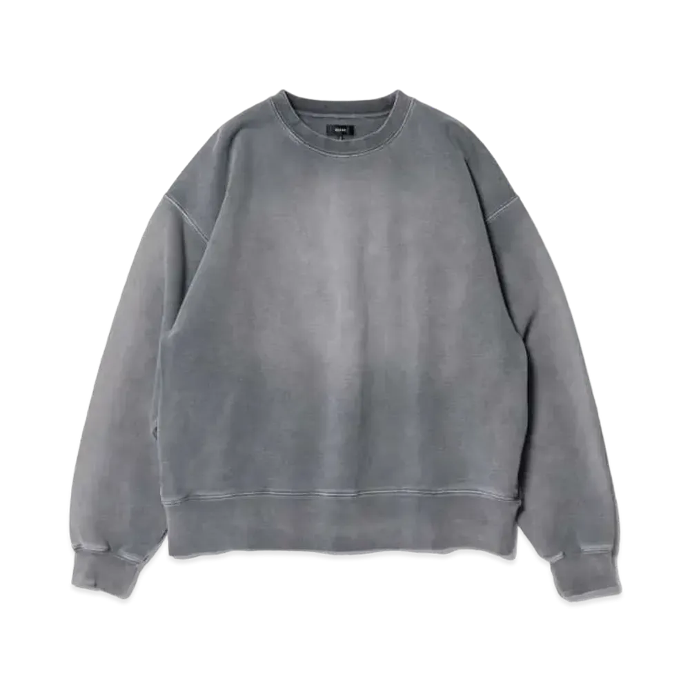 BEAMS Fade Sweat Crew Neck "Fade Blk"