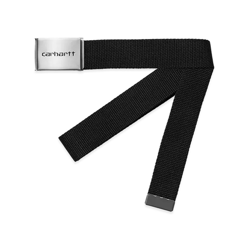 Carhartt WIP Clip Belt Chrome "Black"