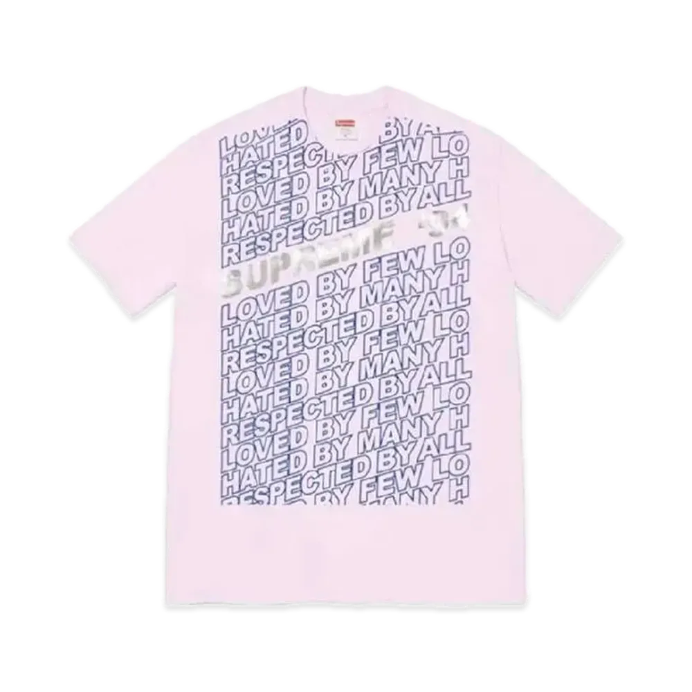 シュプリーム リスペクト Tシャツ "ライト パープル"