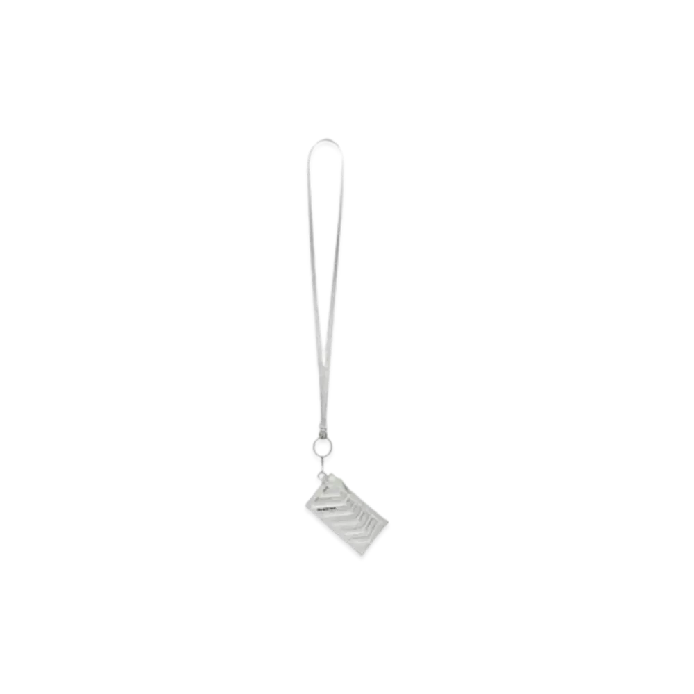 BALENCIAGA Car Key Ring with Card Case Distressed