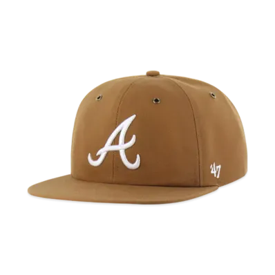 47 x Carhartt Atlanta Braves Captain RL Relaxed Fit "Brown"