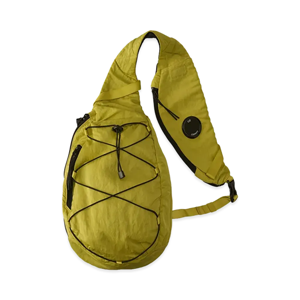 C.P. Company Nylon B Crossbody Backpack "Antique MossYellow"