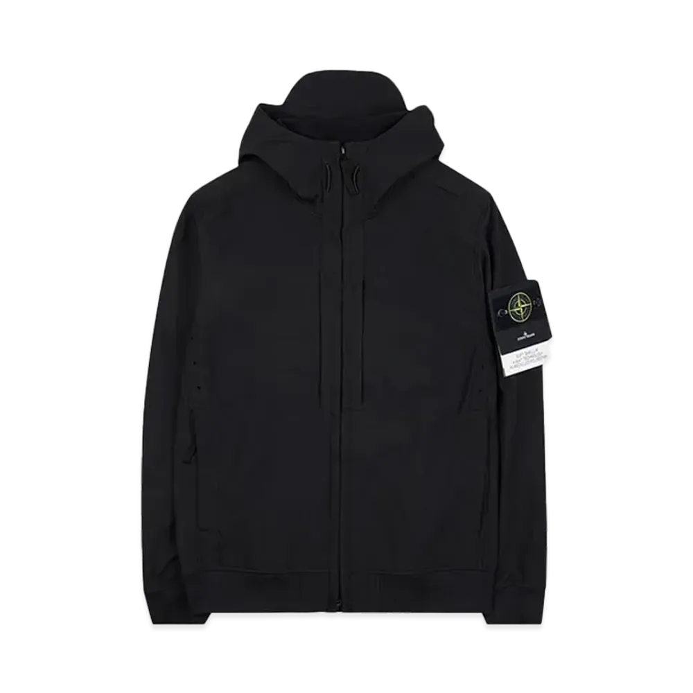 Stone Island Icon Patch Hooded Blouson "Black"