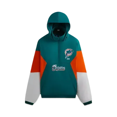 Kith & '47 For The NFL: Dolphins Quarter Zip Anorak With Hood "Center"