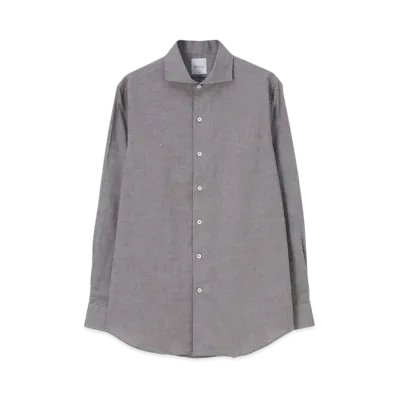 Paul Smith Herringbone Dress Shirt "Brown"