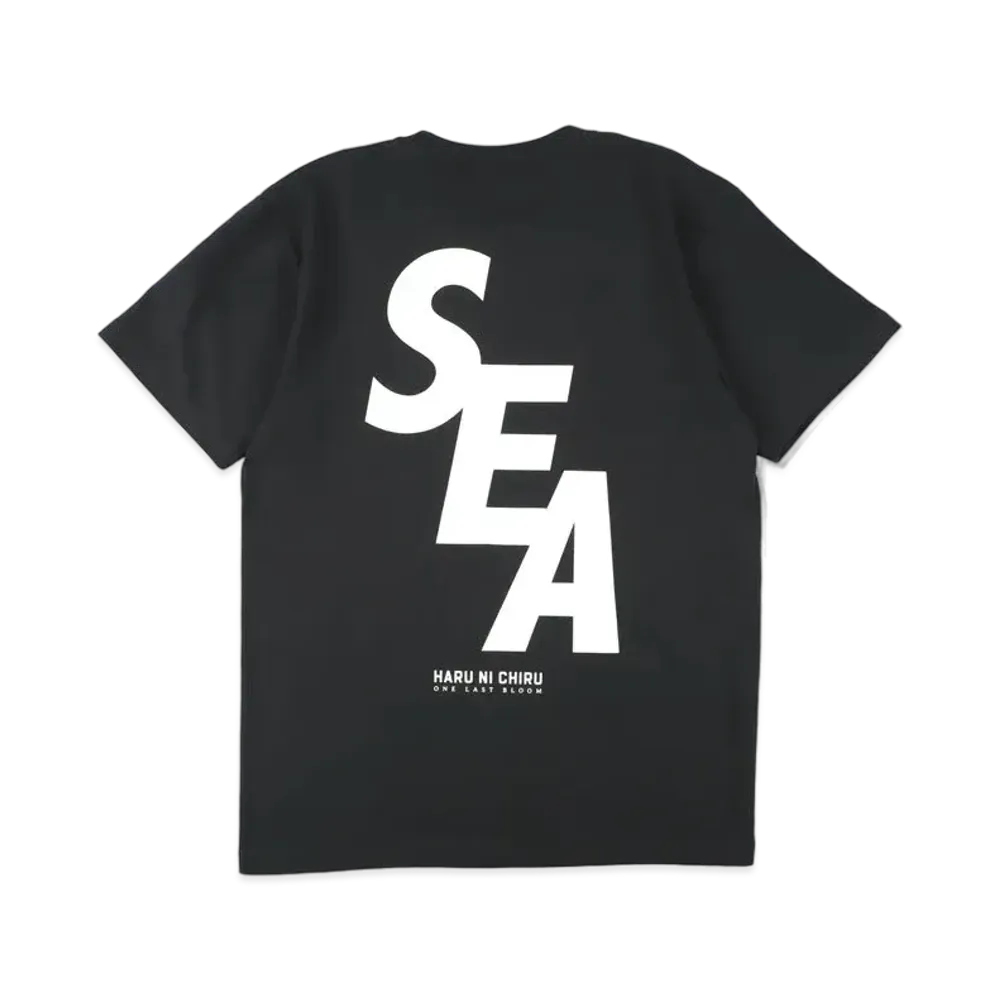 WIND AND SEA x Haru ni chiru x EVERLAST (S_E_A) S/S Tee "Black"